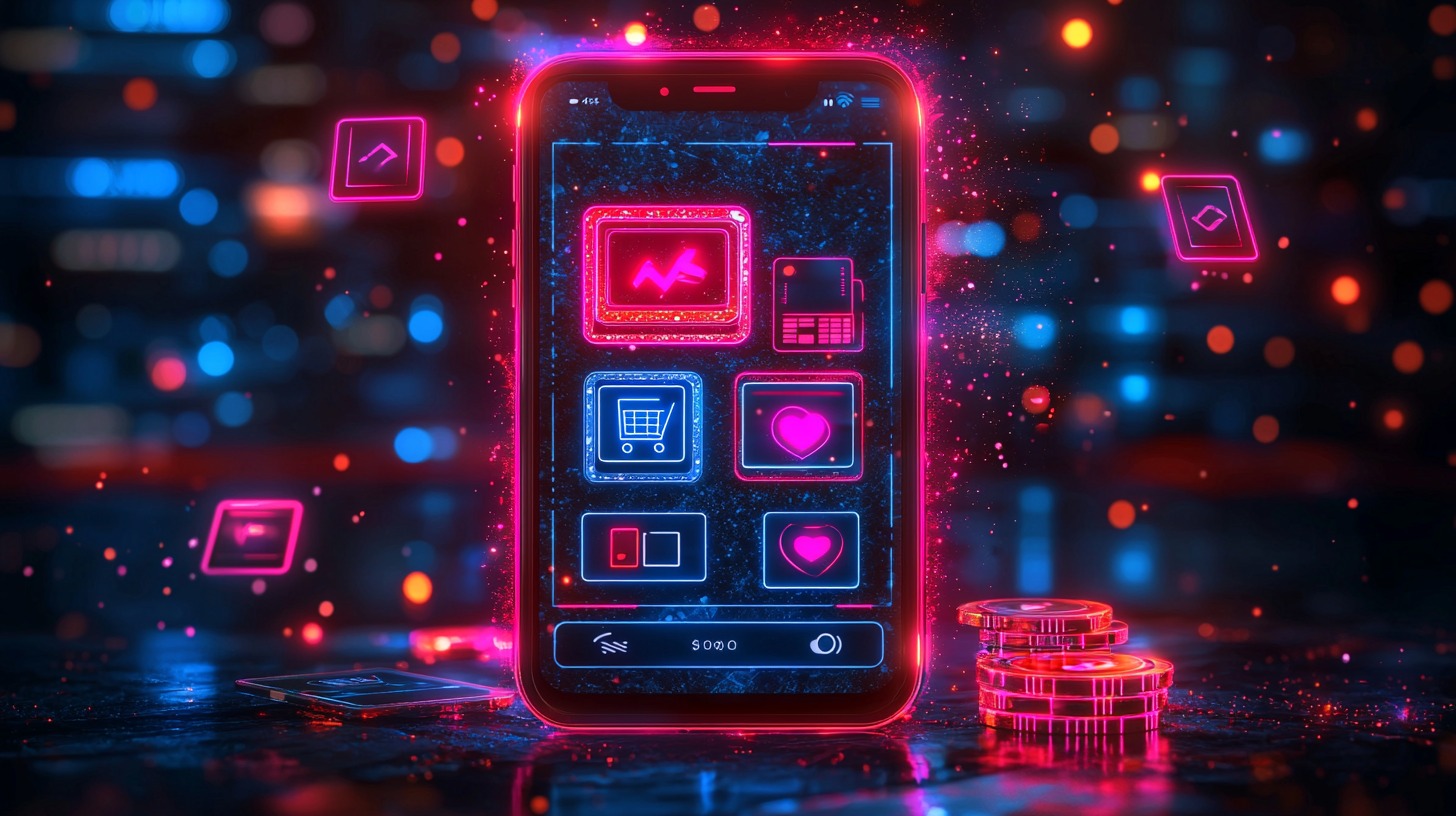Casino app screen with fast, secure payment options