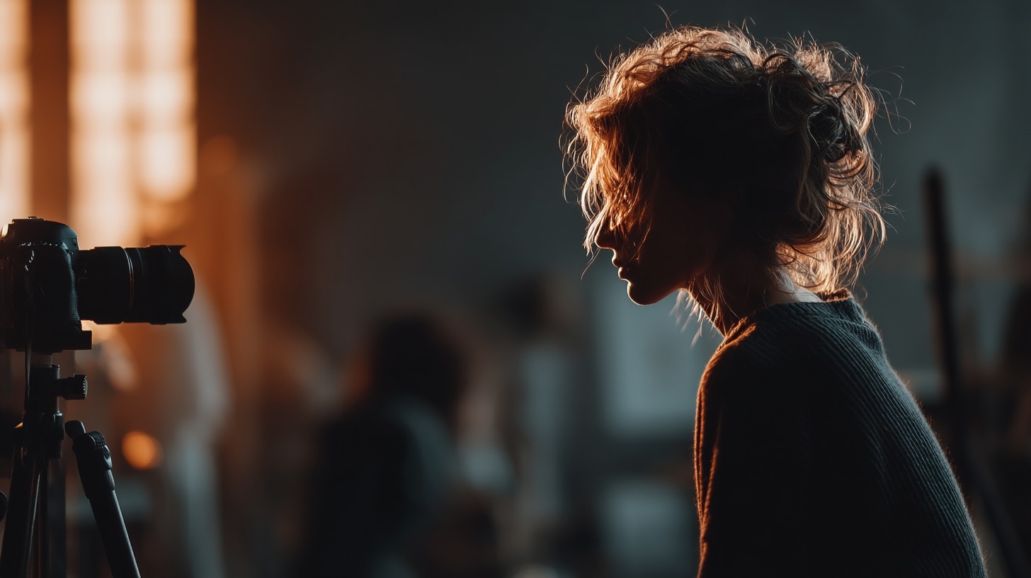 Photographer taking professional shots